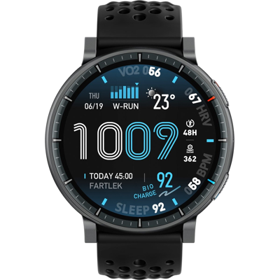 Amazfit Active Max 3, digitaal AMOLED-display van 3,81 cm (1,5 inch), 480 x 480 pixels, touchscreen, zwart Amazfit Active Max 3, digitaal AMOLED-display van 3,81 cm (1,5 inch), 480 x 480 pixels, touchscreen, zwart