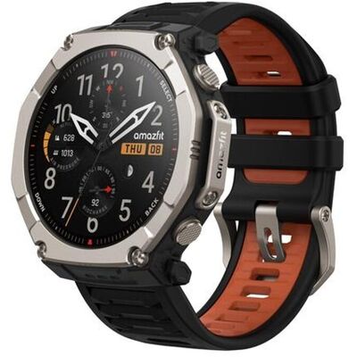 Amazfit T-Rex Ultra 2 129,5 cm (51") AMOLED 51 mm Digitaal 480 x 480 Pixels Touchscreen Titanium Wifi GPS Amazfit T-Rex Ultra 2 129,5 cm (51") AMOLED 51 mm Digitaal 480 x 480 Pixels Touchscreen Titanium Wifi GPS