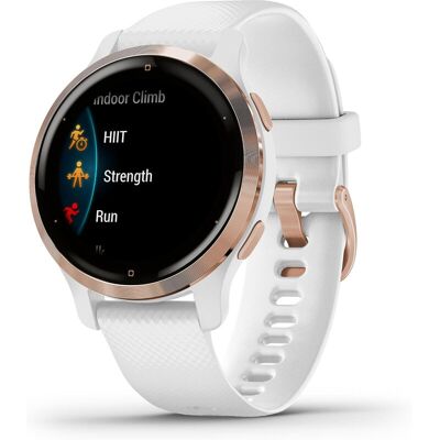 Garmin Venu 2s - Smartwatch voor dames met Stappenteller - 10 dagen batterij - 40 mm - Rose Goudkleurig/Wit Garmin Venu 2s - Smartwatch voor dames met Stappenteller - 10 dagen batterij - 40 mm - Rose Goudkleurig/Wit
