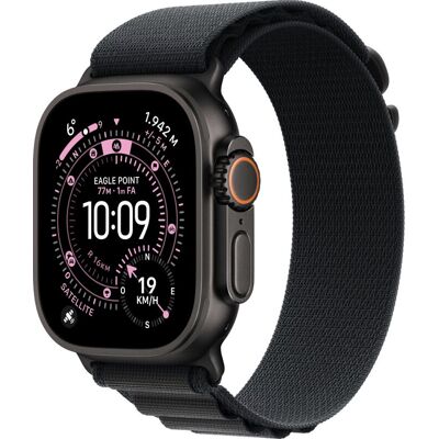 Apple Watch Ultra 3, Alpine Band S, Zwart (Zwart) Apple Watch Ultra 3, Alpine Band S, Zwart (Zwart)