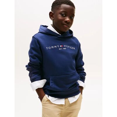Tommy Hilfiger essentiële hoodie kinderen geslacht neutraal twilight marine 80 Tommy Hilfiger essentiële hoodie kinderen geslacht neutraal twilight marine 80