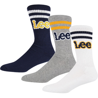 LEE sportsocks ERSKINE-EMPEROR marineblauw/wit/grijs melange - 43-46 LEE sportsocks ERSKINE-EMPEROR marineblauw/wit/grijs melange - 43-46