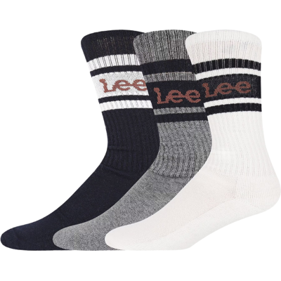 LEE SPORTS LUMSDEN sokken - ecru/grijs melange/rivet marineblauw - 38-42 LEE SPORTS LUMSDEN sokken - ecru/grijs melange/rivet marineblauw - 38-42