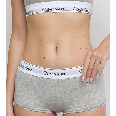 Calvin Klein LV00QF8527 Boy Shorts Grijs gemêleerd S Calvin Klein LV00QF8527 Boy Shorts Grijs gemêleerd S