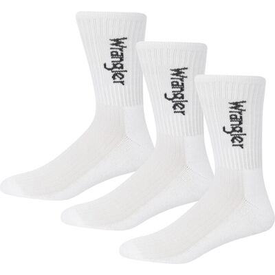 WRANGLER sporten sokken ROGERS wit 38 42 WRANGLER sporten sokken ROGERS wit 38 42