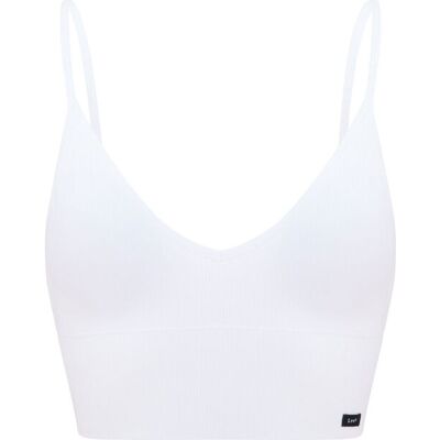 Lee langlijnige crop-top Flora-wit - XS Lee langlijnige crop-top Flora-wit - XS