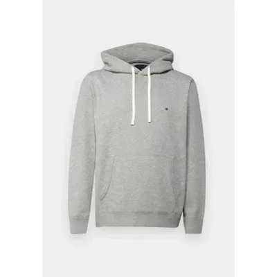 Tommy Hilfiger essential fleecehoodie voor heren, XXXL, medium grijs gemêleerd Tommy Hilfiger essential fleecehoodie voor heren, XXXL, medium grijs gemêleerd