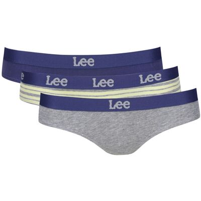 LEE BRIEFS Liliop-Drama - blauw/citroenstripes/grijs melkstijl - M (Medium) LEE BRIEFS Liliop-Drama - blauw/citroenstripes/grijs melkstijl - M (Medium)