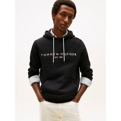 Tommy Hilfiger Core Tommy logo hoodie heren XXL jetzwart Tommy Hilfiger Core Tommy logo hoodie heren XXL jetzwart