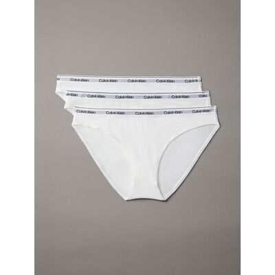 Calvin Klein - 3 Pack Slip Bikini - Icon Logo - Wit XL Calvin Klein - 3 Pack Slip Bikini - Icon Logo - Wit XL