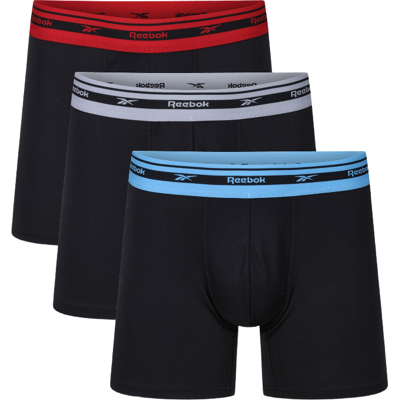 Reebok sportboxershorts MED Darian-zwart/Flashrood/grijs/blauw WB-XL Reebok sportboxershorts MED Darian-zwart/Flashrood/grijs/blauw WB-XL