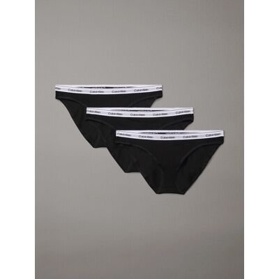 Calvin Klein 3-pack bikinislips - Icon logo - zwart L Calvin Klein 3-pack bikinislips - Icon logo - zwart L