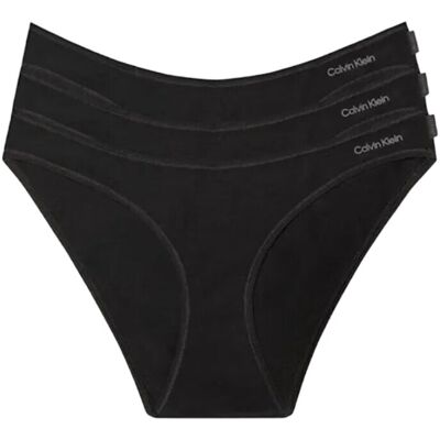 Calvin Klein bikini 3-pack UB1 zwart dames 2XL Calvin Klein bikini 3-pack UB1 zwart dames 2XL