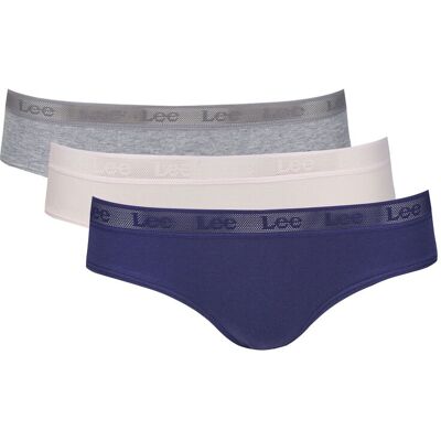 LEE BRIEFS BENITA-DRAMA blauw/blush - roze/grijs melange - XS LEE BRIEFS BENITA-DRAMA blauw/blush - roze/grijs melange - XS