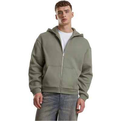Urban Classics pluizige ziphoodie sweat & fleecedoek - paleolijn XXL Urban Classics pluizige ziphoodie sweat & fleecedoek - paleolijn XXL