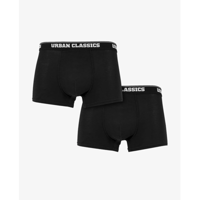 Urban Classics Modal boxershortjes 2-pack - ondergoed - onderbroeken - zwart - XL Urban Classics Modal boxershortjes 2-pack - ondergoed - onderbroeken - zwart - XL