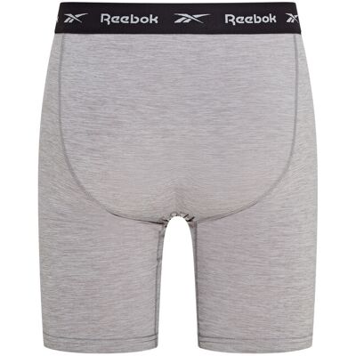 Reebok RBK lange sportboxershorts Hogan zwart/wit/grijs gemêleerd L Reebok RBK lange sportboxershorts Hogan zwart/wit/grijs gemêleerd L