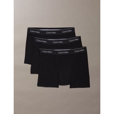 Calvin Klein heren boxershorts met ontspannen pasvorm, 3-pack, TM6 BLACK W/DTM WB, maat M Calvin Klein heren boxershorts met ontspannen pasvorm, 3-pack, TM6 BLACK W/DTM WB, maat M