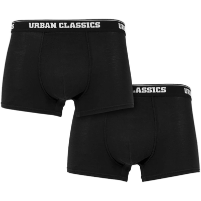 Urban Classics Modal-boxerbroekjes 2-pack ondergoed/broeken - zwart - maat XXL Urban Classics Modal-boxerbroekjes 2-pack ondergoed/broeken - zwart - maat XXL