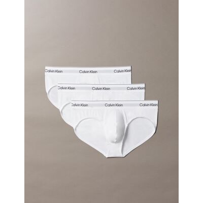 Calvin Klein heren hipslip onderbroek, 3-stuks, 100 3, wit, maat L Calvin Klein heren hipslip onderbroek, 3-stuks, 100 3, wit, maat L