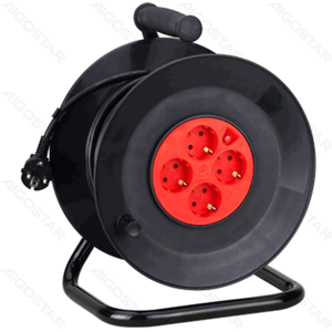 Aigostar Verlengkabel Haspel - 4 Duitse Stopcontacten - 50m Kabellengte - Overbelasting Beveiliging - Stroomindicator Aigostar Verlengkabel Haspel - 4 Duitse Stopcontacten - 50m Kabellengte - Overbelasting Beveiliging - Stroomindicator