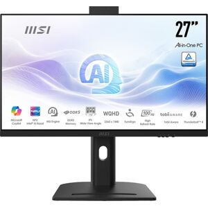 MSI Modern AM273QP AI 1UM-061EU all-in-one pc/workstation Intel Core Ultra 5 125H 68,6 cm (27") 2560 x 1440 pixels 16 GB DDR5-SDRAM 1 TB SSD MSI Modern AM273QP AI 1UM-061EU all-in-one pc/workstation Intel Core Ultra 5 125H 68,6 cm (27") 2560 x 1440 pixels 16 GB DDR5-SDRAM 1 TB SSD