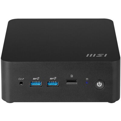 MSI Cubi Nuc AI 1UMG-018BEU pc/werkstation barebone mini-pc zwart 155H Intel SoC MSI Cubi Nuc AI 1UMG-018BEU pc/werkstation barebone mini-pc zwart 155H Intel SoC