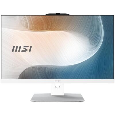 MSI Modern AM242TP 1M-1229EU alles-in-één pc/werkstation Intel Core 3 100U 60,5 cm (23,8") 1920 x 1080 pixels aanraakscherm 8 GB DDR5-SDRAM 256 GB SSD Windows 11 Pro Wi-Fi 6E (802.11ax) wit MSI Modern AM242TP 1M-1229EU alles-in-één pc/werkstation Intel Core 3 100U 60,5 cm (23,8") 1920 x 1080 pixels aanraakscherm 8 GB DDR5-SDRAM 256 GB SSD Windows 11 Pro Wi-Fi 6E (802.11ax) wit