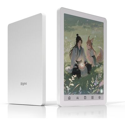 Bigme E-Book Reader B6, 6-inch e-ink e-reader, wit, 36 niveaus voorzijverlichting, Android 14 OS met Google Play, 4+64 GB Bigme E-Book Reader B6, 6-inch e-ink e-reader, wit, 36 niveaus voorzijverlichting, Android 14 OS met Google Play, 4+64 GB