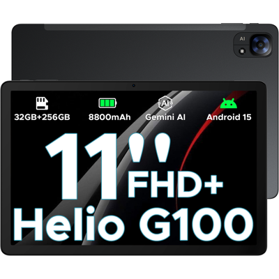 DOOGEE Tab E3 Android 15 AI-tablet, 32 GB + 256 GB/2 TB, 11 inch FHD+ en 90 Hz, Helio G100 (Gemini) AI-gamingtablet, 8800 mAh-batterij, 7,5 mm ultraslanke metalen behuizing, dual-SIM-sleuven, 5G, Wi-Fi, GPS, Bluetooth 5.2, gezichts-id, zwart DOOGEE Tab E3 Android 15 AI-tablet, 32 GB + 256 GB/2 TB, 11 inch FHD+ en 90 Hz, Helio G100 (Gemini) AI-gamingtablet, 8800 mAh-batterij, 7,5 mm ultraslanke metalen behuizing, dual-SIM-sleuven, 5G, Wi-Fi, GPS, Bluetooth 5.2, gezichts-id, zwart