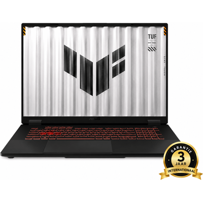 ASUS TUF Gaming A18 FA808UH-S8076W laptop met AMD Ryzen 7 260, 45,7 cm (18") Full HD+, 16 GB DDR5-SDRAM, 512 GB SSD, NVIDIA GeForce RTX 5050, Wi-Fi 6E (802.11ax) - QWERTY-toetsenbord ASUS TUF Gaming A18 FA808UH-S8076W laptop met AMD Ryzen 7 260, 45,7 cm (18") Full HD+, 16 GB DDR5-SDRAM, 512 GB SSD, NVIDIA GeForce RTX 5050, Wi-Fi 6E (802.11ax) - QWERTY-toetsenbord