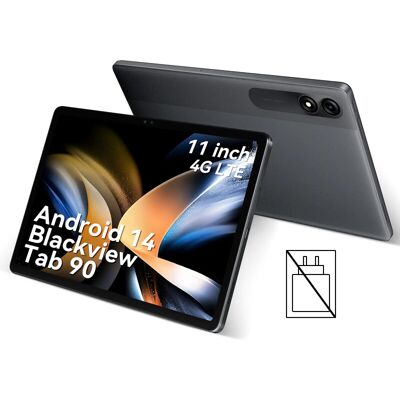 Blackview Tab 90-tablet 11 inch, 24 GB (8+16) RAM + 128 GB ROM (2 TB TF), 4G LTE + 5G wifi, Android 14-tablet, octa-core gaming-tablet, 8200 mAh-batterij, 5 MP + 13 MP dubbele camera, Widevine-tablet Blackview Tab 90-tablet 11 inch, 24 GB (8+16) RAM + 128 GB ROM (2 TB TF), 4G LTE + 5G wifi, Android 14-tablet, octa-core gaming-tablet, 8200 mAh-batterij, 5 MP + 13 MP dubbele camera, Widevine-tablet