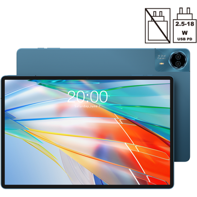 Teclast T70 tablet 14" 2.2K 2240*1400, Android 15,Helio G100 tot 2,2GHz, 20GB RAM (8+12GB virtueel)+128GB, Dual SIM 4G+Wi-Fi 5G, 8MP+13MP, 10,000mAh,18W PD,BT, GPS.Widevine L1,2026 Teclast T70 tablet 14" 2.2K 2240*1400, Android 15,Helio G100 tot 2,2GHz, 20GB RAM (8+12GB virtueel)+128GB, Dual SIM 4G+Wi-Fi 5G, 8MP+13MP, 10,000mAh,18W PD,BT, GPS.Widevine L1,2026