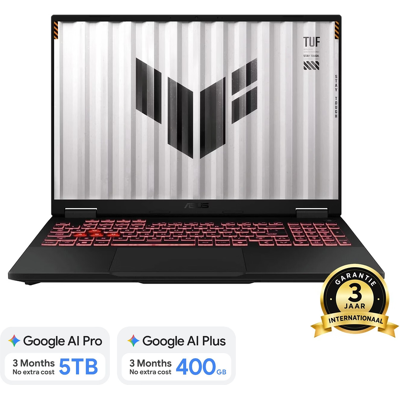 ASUS TUF Gaming A18 FA808UP-S8011W 18 inch gaming laptop, AMD Ryzen 7 260, NVIDIA GeForce RTX 5070 8 GB, 16 GB DDR5, 1 TB SSD, 144 Hz WUXGA-display, Windows 11 Home, Jaeger grijs ASUS TUF Gaming A18 FA808UP-S8011W 18 inch gaming laptop, AMD Ryzen 7 260, NVIDIA GeForce RTX 5070 8 GB, 16 GB DDR5, 1 TB SSD, 144 Hz WUXGA-display, Windows 11 Home, Jaeger grijs