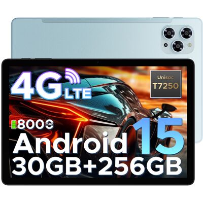 Doogee TAB G6 tablet 11 inch, Android 15, 30GB + 256GB opslag (uitbreidbaar tot 2TB), met simkaartsleuvel, 8000 mAh batterij, T7250 octa-core, 4G LTE, 2 luidsprekers, Widevine L1, gezichtsidentificatie, Bluetooth 5.0, 5G wifi, GPS, blauw Doogee TAB G6 tablet 11 inch, Android 15, 30GB + 256GB opslag (uitbreidbaar tot 2TB), met simkaartsleuvel, 8000 mAh batterij, T7250 octa-core, 4G LTE, 2 luidsprekers, Widevine L1, gezichtsidentificatie, Bluetooth 5.0, 5G wifi, GPS, blauw