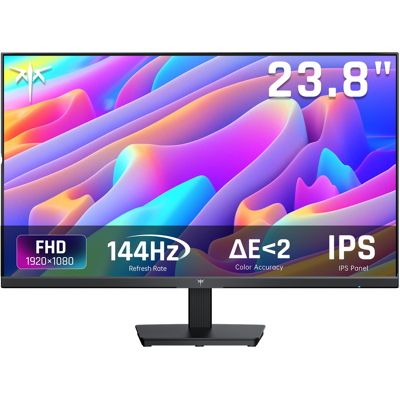 Ktc 24 inch gaming monitor 144 Hz 1080P FHD, IPS computermonitor met 1500:1 contrast, 116% sRGB, Adaptive Sync, HDMI DP eye care kantbaar desktopdisplay voor pc-gamer & kantoorwerk, H24B9S Ktc 24 inch gaming monitor 144 Hz 1080P FHD, IPS computermonitor met 1500:1 contrast, 116% sRGB, Adaptive Sync, HDMI DP eye care kantbaar desktopdisplay voor pc-gamer & kantoorwerk, H24B9S