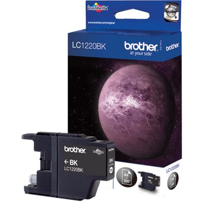 Brother LC1220BK inktcartridge 1 stuk origineel zwart Brother LC1220BK inktcartridge 1 stuk origineel zwart