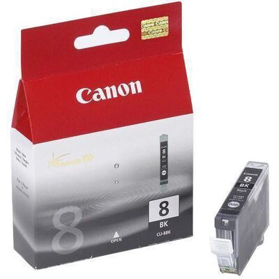 Canon CLI-8 BK originele inktcartridge - zwart, met beveiliging, 1 stuk Canon CLI-8 BK originele inktcartridge - zwart, met beveiliging, 1 stuk