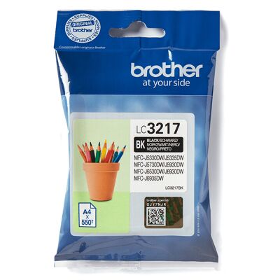 Brother LC3217BK inktcartridge 1 stuk origineel zwart Brother LC3217BK inktcartridge 1 stuk origineel zwart
