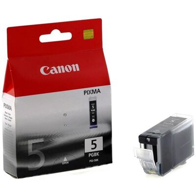 Canon PGI-5BK inktcartridge 1 stuk origineel normaal rendement zwart Canon PGI-5BK inktcartridge 1 stuk origineel normaal rendement zwart