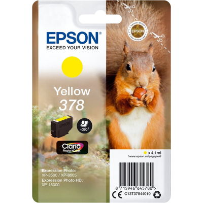 EPSON - C13T37844010 - Geel - 1 st - Inkjet cartridge EPSON - C13T37844010 - Geel - 1 st - Inkjet cartridge