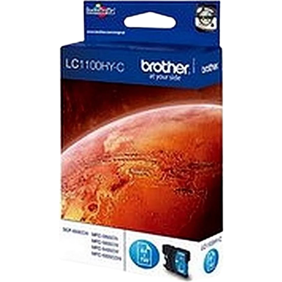 Brother LC1100HYC inktcartridge, origineel cyaan, 1 stuk Brother LC1100HYC inktcartridge, origineel cyaan, 1 stuk