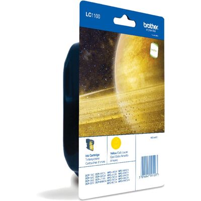 Brother LC1100YBP originele gele inktcartridge, 1 stuk Brother LC1100YBP originele gele inktcartridge, 1 stuk