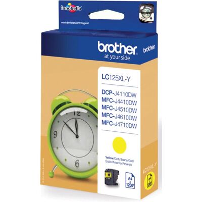 Brother LC-125XLY inktcartridge 1 stuk origineel geel Brother LC-125XLY inktcartridge 1 stuk origineel geel