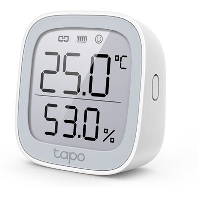 TP-Link Tapo T315 Binnen Temperatuur- & vochtigheidssensor Vrijstaand Draadloos TP-Link Tapo T315 Binnen Temperatuur- & vochtigheidssensor Vrijstaand Draadloos