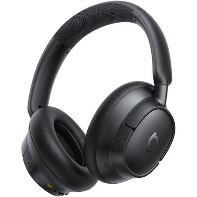 Baseus EH10 NC Bluetooth-koptelefoon Zwart met -45dB Hybride Actieve Ruisisolatie, Over-Ear Hoofdtelefoon met Hi-Res & LDAC-audio en 5 KI-microfoon, 80 uur afspeeltijd, Bluetooth 6.0 Baseus EH10 NC Bluetooth-koptelefoon Zwart met -45dB Hybride Actieve Ruisisolatie, Over-Ear Hoofdtelefoon met Hi-Res & LDAC-audio en 5 KI-microfoon, 80 uur afspeeltijd, Bluetooth 6.0