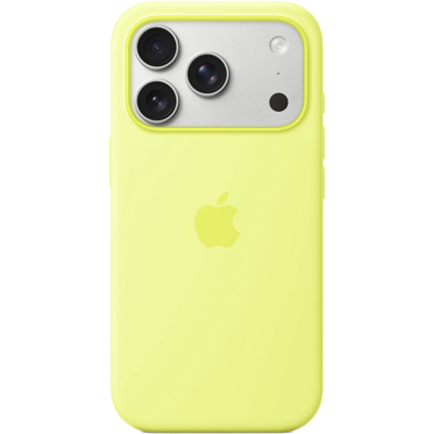Apple iPhone 17 Pro Max Silicone Case - Neongeel Apple iPhone 17 Pro Max Silicone Case - Neongeel