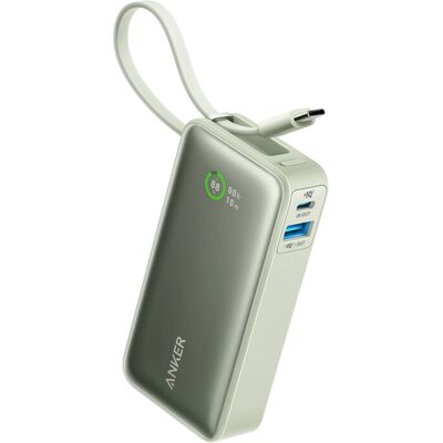 Anker Powerbank A1259G61 10000mAh Groen - Power Bank Anker Powerbank A1259G61 10000mAh Groen - Power Bank