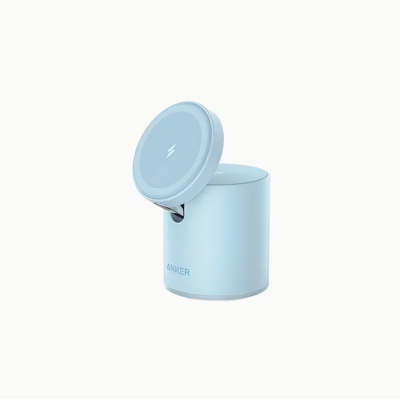 Anker PowerWave Maggo 2-in-1 Draadloze Oplader - Hemelsgrijs Anker PowerWave Maggo 2-in-1 Draadloze Oplader - Hemelsgrijs