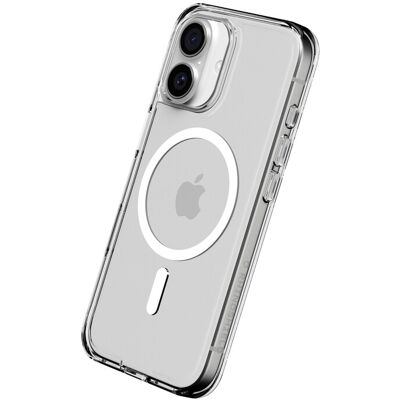 RHINOSHIELD Beschermhoes voor iPhone 17, MagSafe Compatibel, Schokbestendig met Valbescherming van Militaire Kwaliteit, Helder, Anti-Vergeling, Transparant RHINOSHIELD Beschermhoes voor iPhone 17, MagSafe Compatibel, Schokbestendig met Valbescherming van Militaire Kwaliteit, Helder, Anti-Vergeling, Transparant